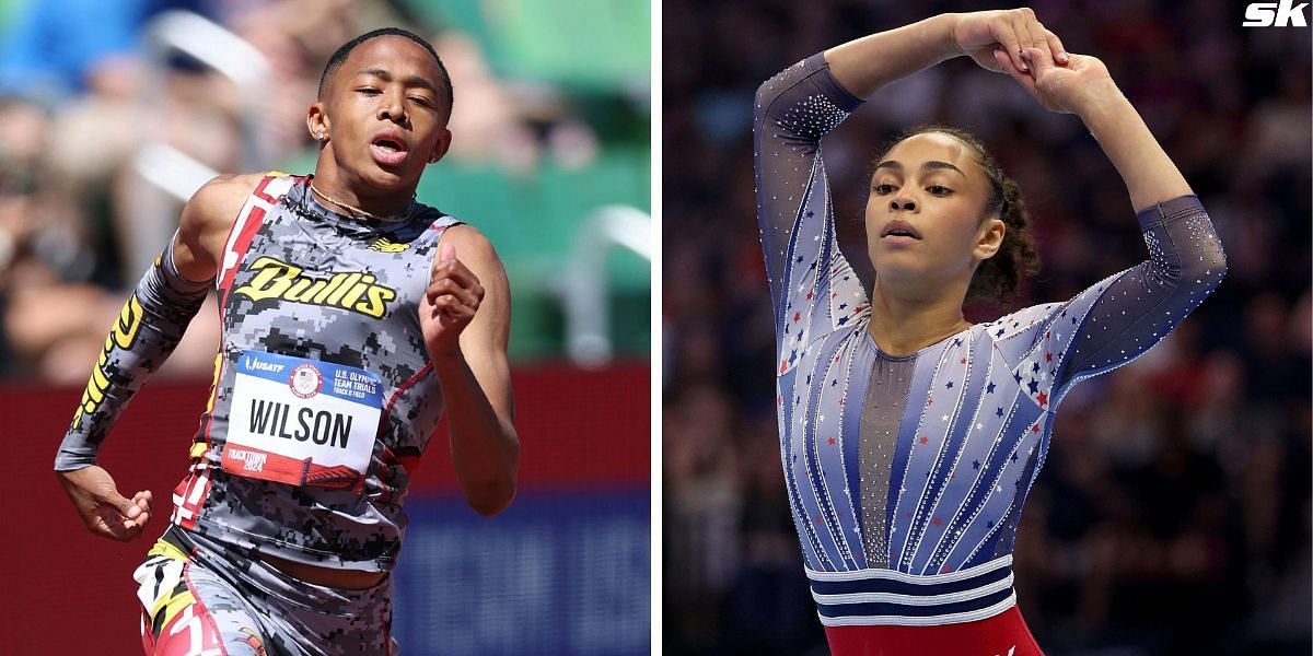 Quincy Wilson and Hezly Rivera are two of the youngest athletes who will represent the USA at the Paris Olympics 2024. PHOTO: Both from Getty