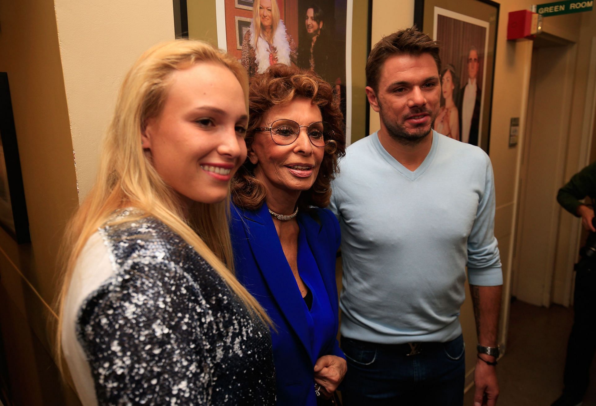 Donna Vekic and Stan Wawrinka at the 2016 US Open. (Photo: Getty)