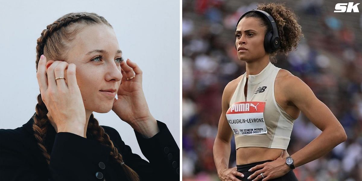 Femke Bol and Sydney McLaughlin-Levrone