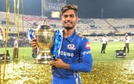 Anukul Roy after winning IPL 2019 with Mumbai Indians (Image Credits: Anukul Roy's Instagram)