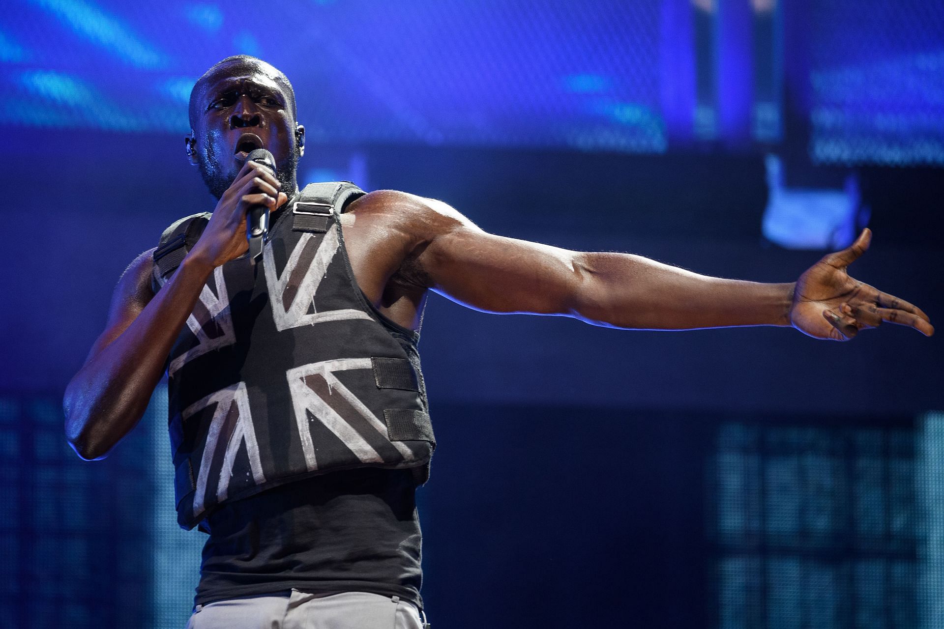 The rapper at Glastonbury Festival 2019 (Photo by Leon Neal/Getty Images)