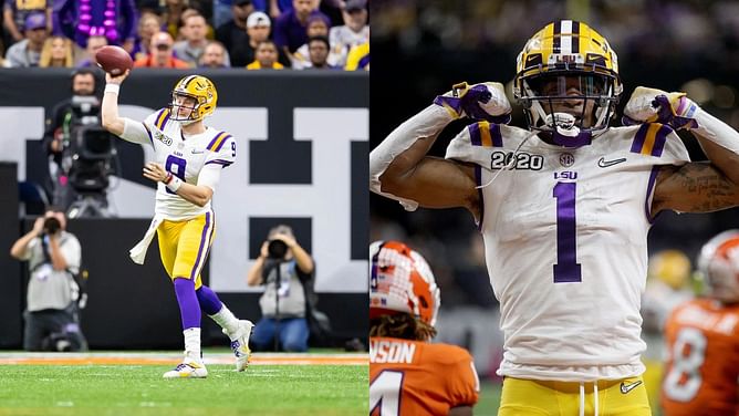 Top 5 playmaking duos in college football ft. Joe Burrow and Ja'Marr Chase