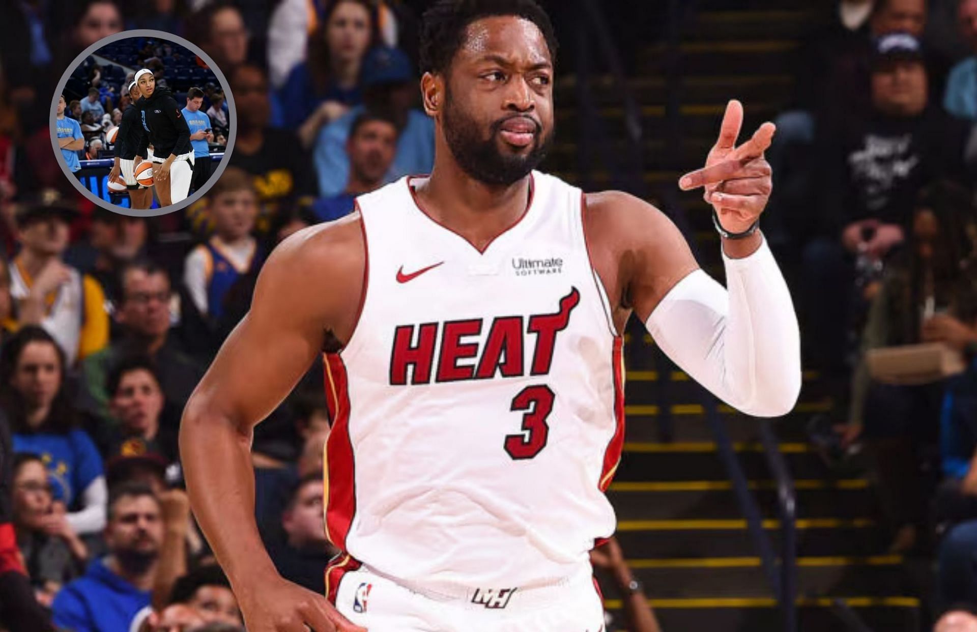 Dwyane Wade reacted to Chicago Sky