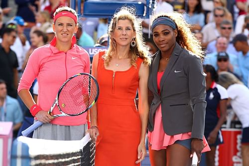 Victoria Azarenka, Monica Seles and Serena Williams (Source: Getty)