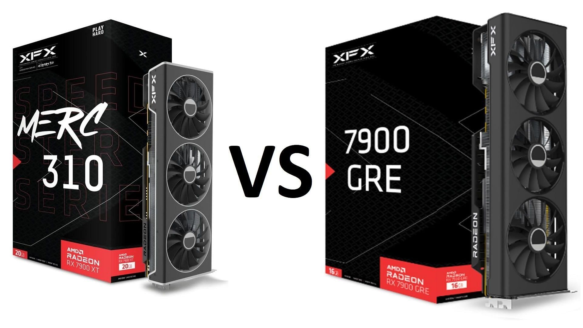 Picture of AMD RX 7900 XT vs 7900 GRE