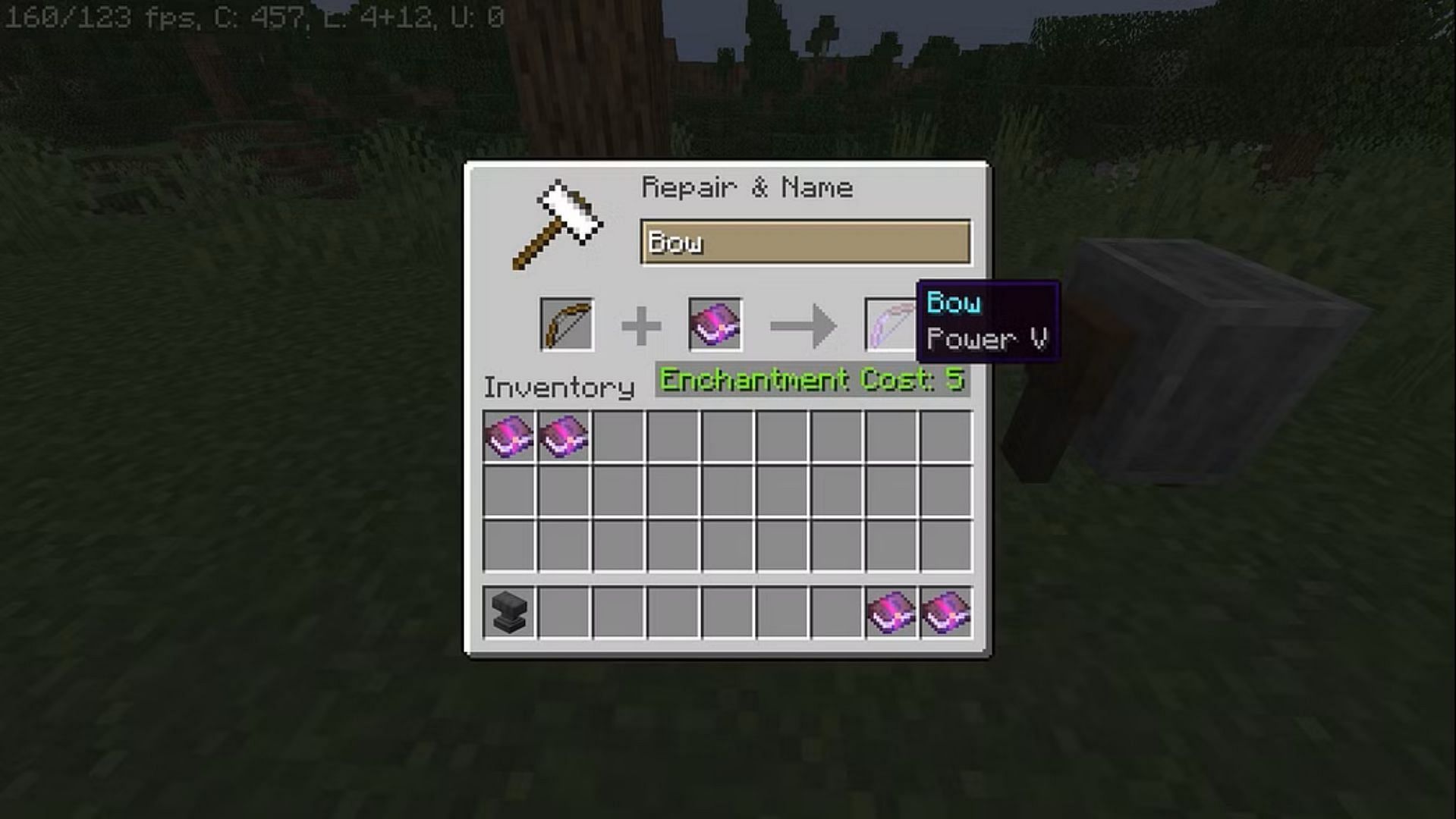 Power enchantment (Image via Mojang Studios)