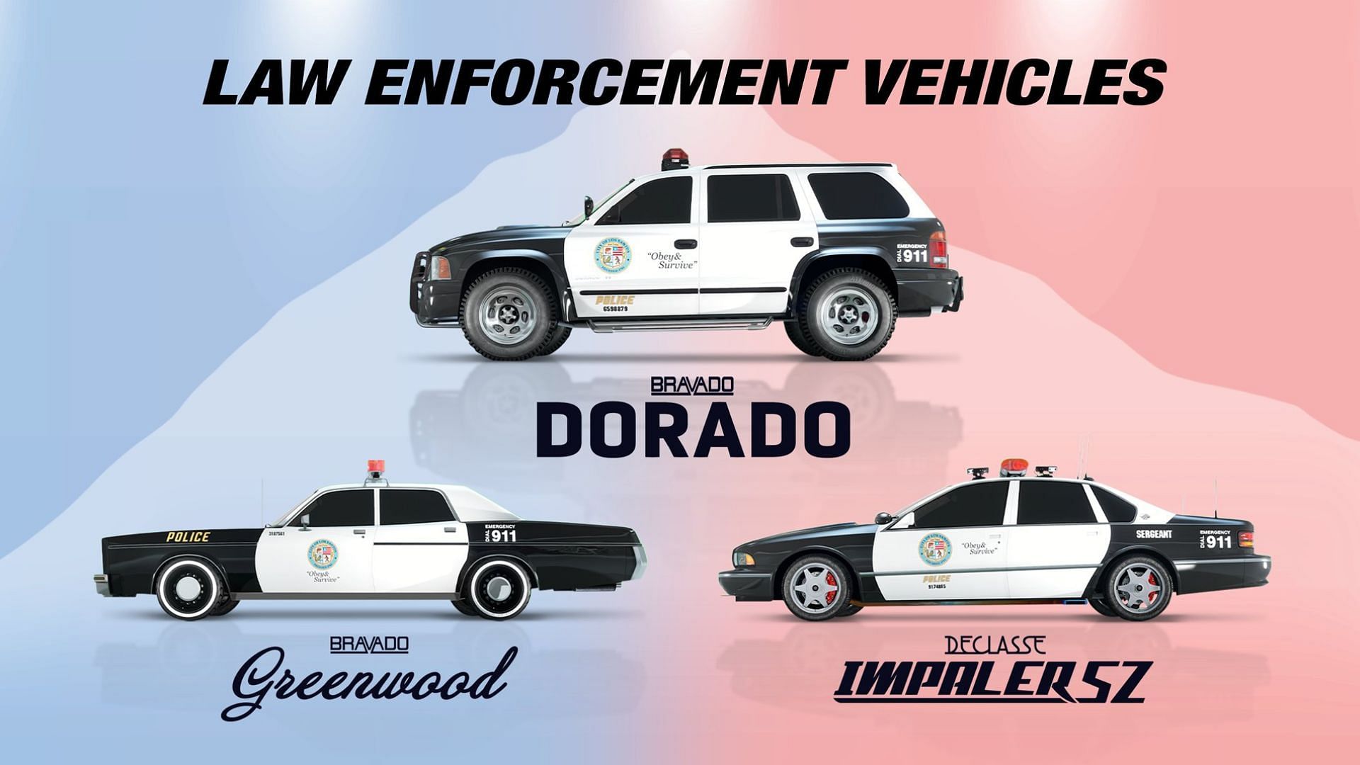 There are three new cop cars that you can purchase post GTA Online Bottom Dollar Bounties DLC (Image via Rockstar Games)