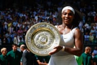 Serena Williams pictured at SW19