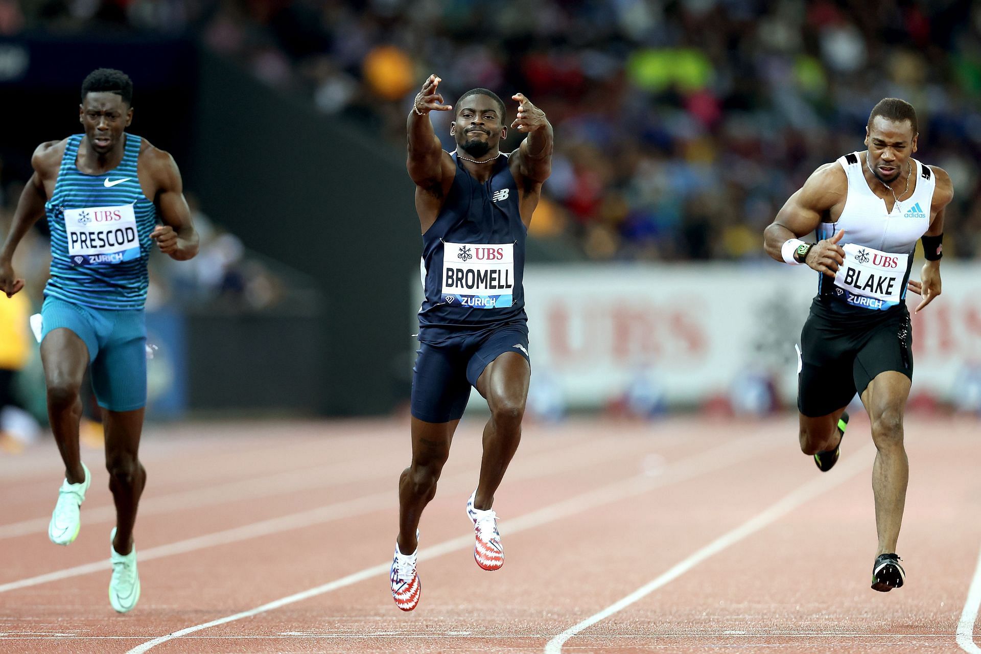 Yohan Blake at the 2022 Diamond League (Image via Getty)