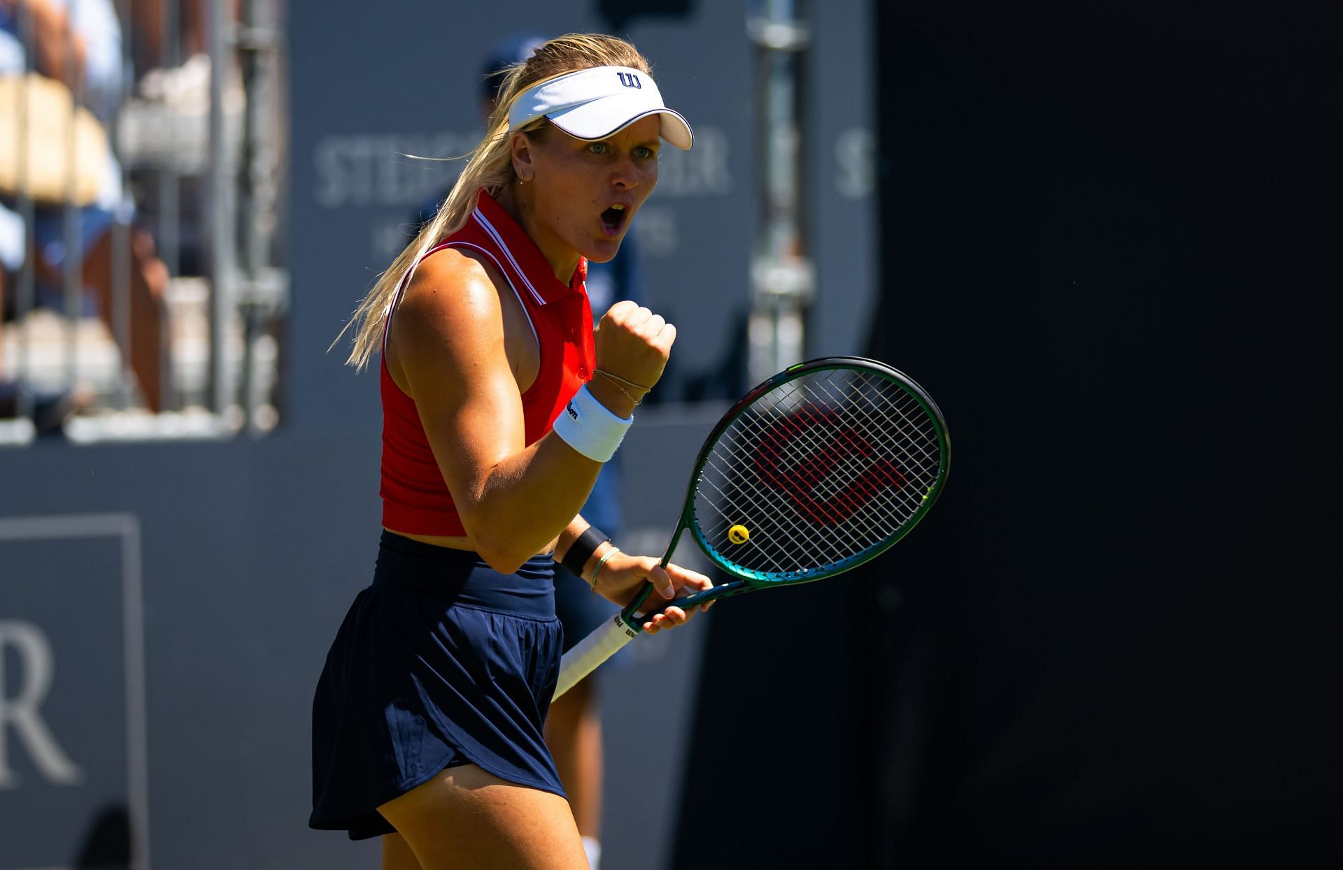 Peyton Stearns at the WTA Bad Homburg Open. (Image via Getty).