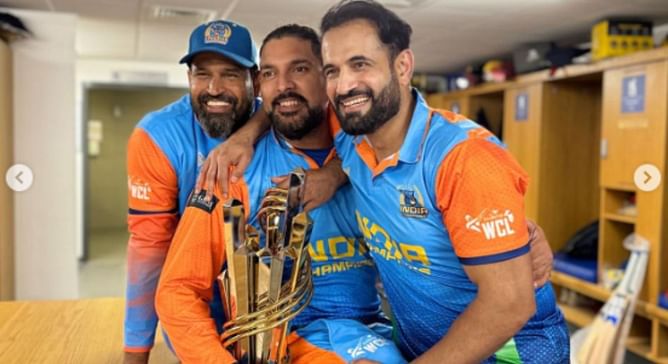 “He deserves this trophy as a leader’ – Irfan Pathan lauds Yuvraj Singh for leading India Champions to 2024 WCL title