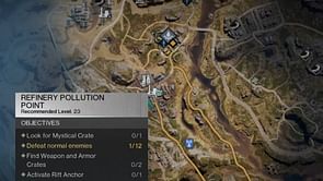 All Refinery Pollution Point crate locations in Once Human