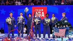 WATCH: Stephen Nedoroscik and USA Men's gymnastics erupt in joy as they win a historic medal at the Paris Olympics 2024