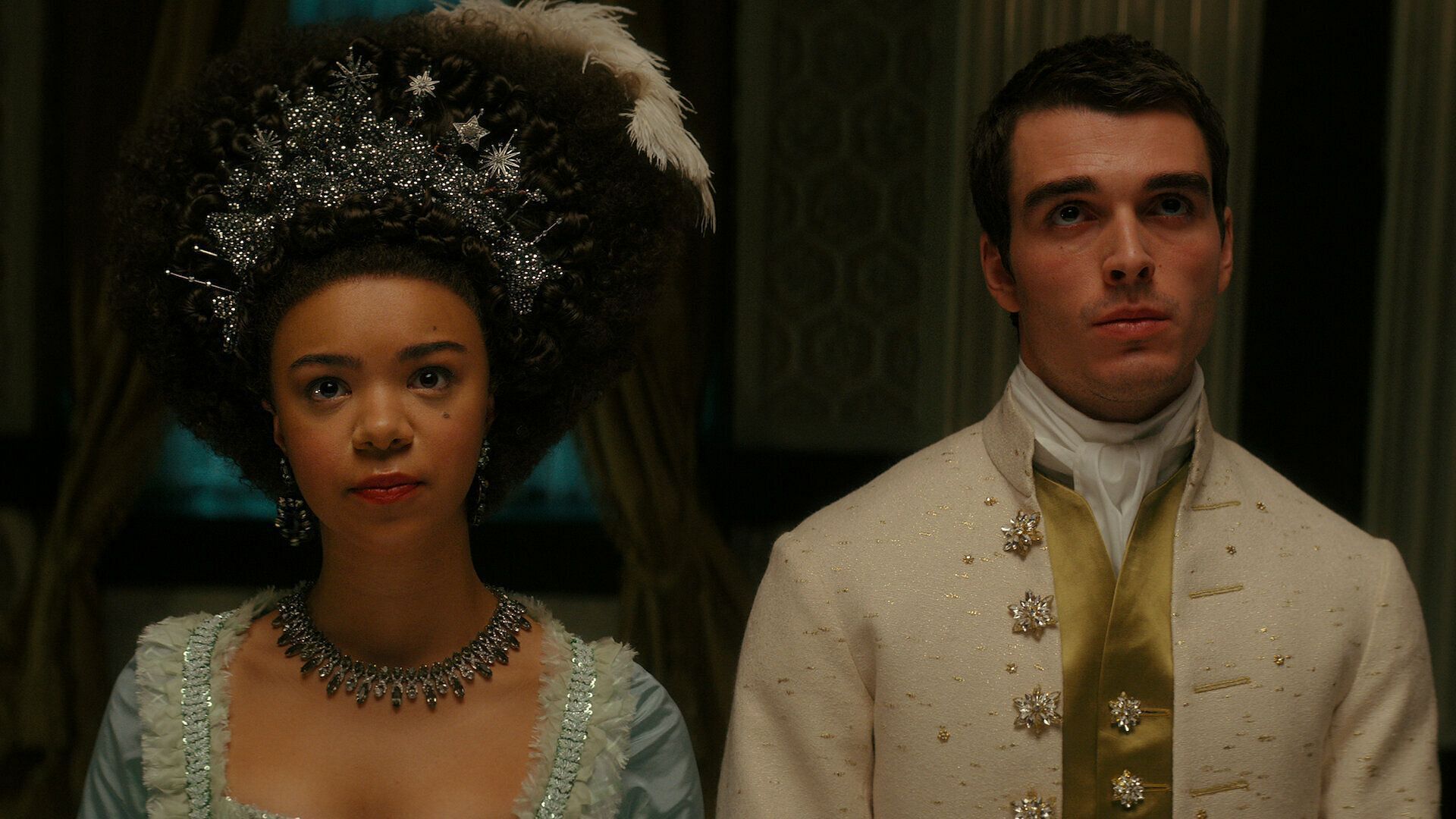 A still from Queen Charlotte: A Bridgerton Story (Image via Netflix)