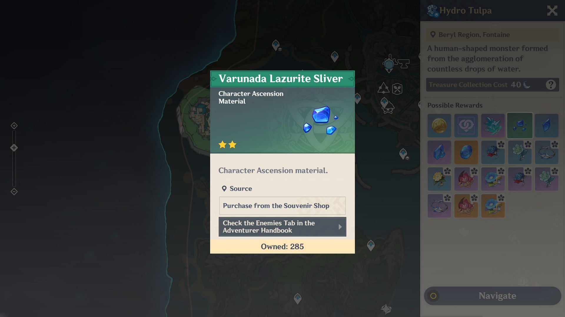 Varunada Lazurite Sliver (Image via HoYoverse)