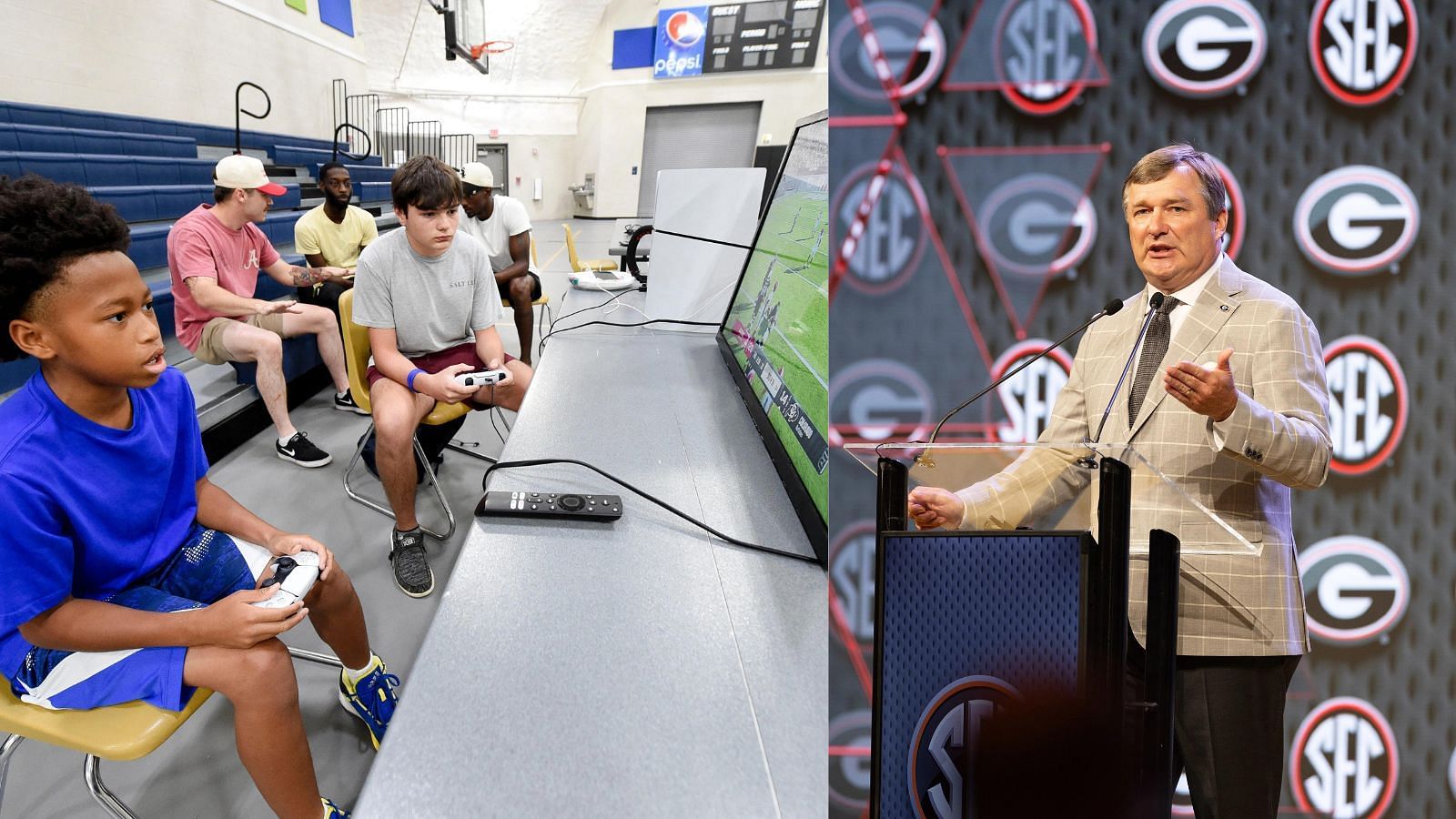 Player of EA College Football 25 need to battle legends like Kirby Smart on the field and on the recruiting trail (Photo credit: IMAGN)