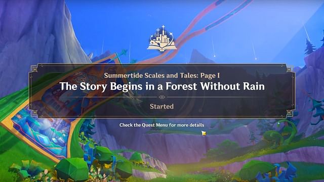 Simulanka: Genshin Impact The Story Begins in a Forest Without 