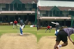 [Watch] KL Rahul trains hard in the nets ahead of Sri Lanka series