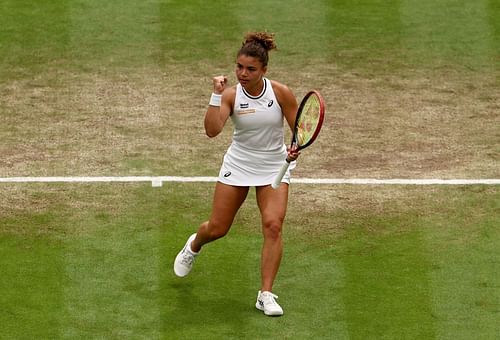 Jasmine Paolini will be in action on Centre Court during the evening session. (Source: GETTY)