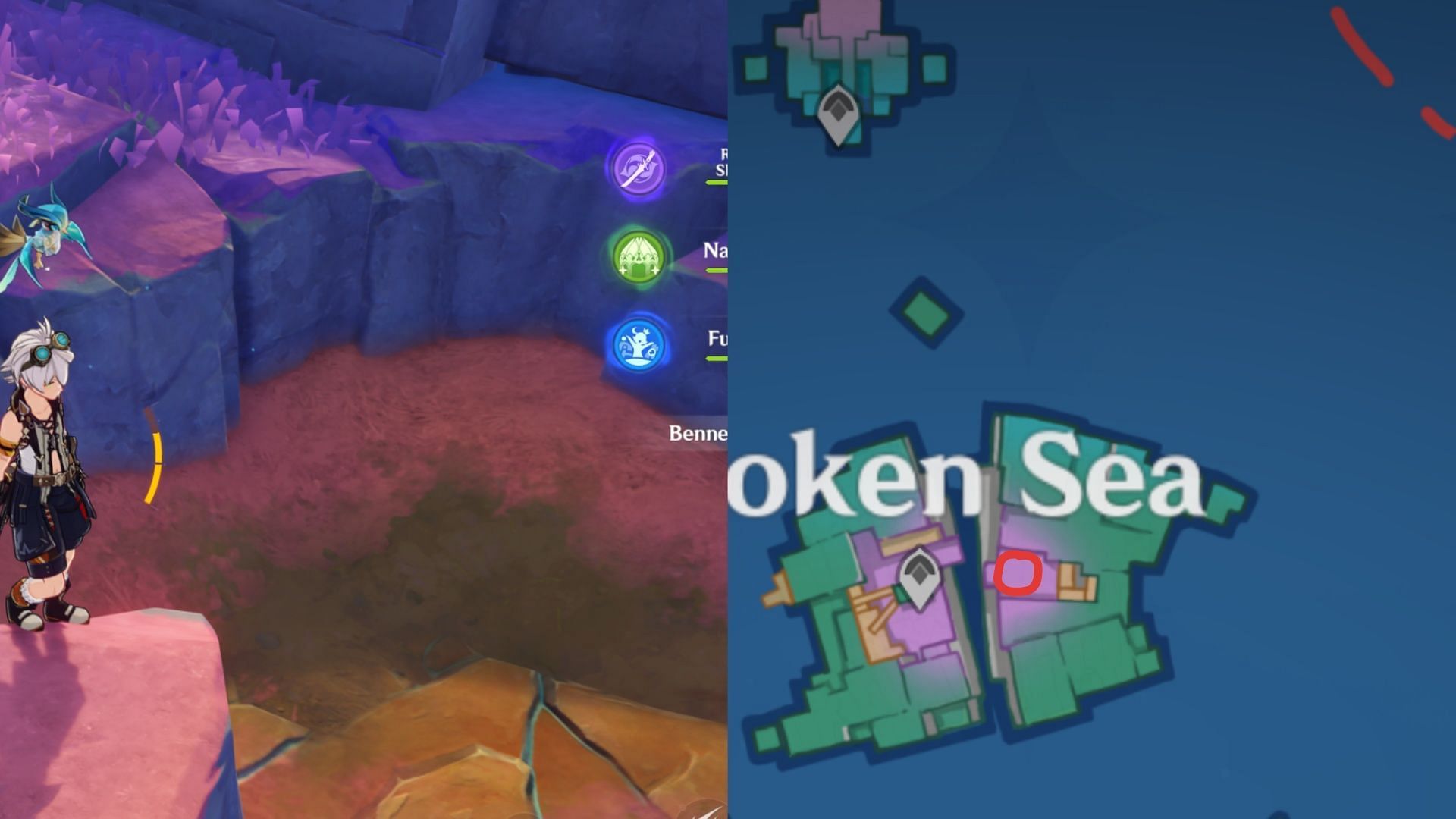 Precious Chest #3 in Broken Sea (Image via HoYoverse)