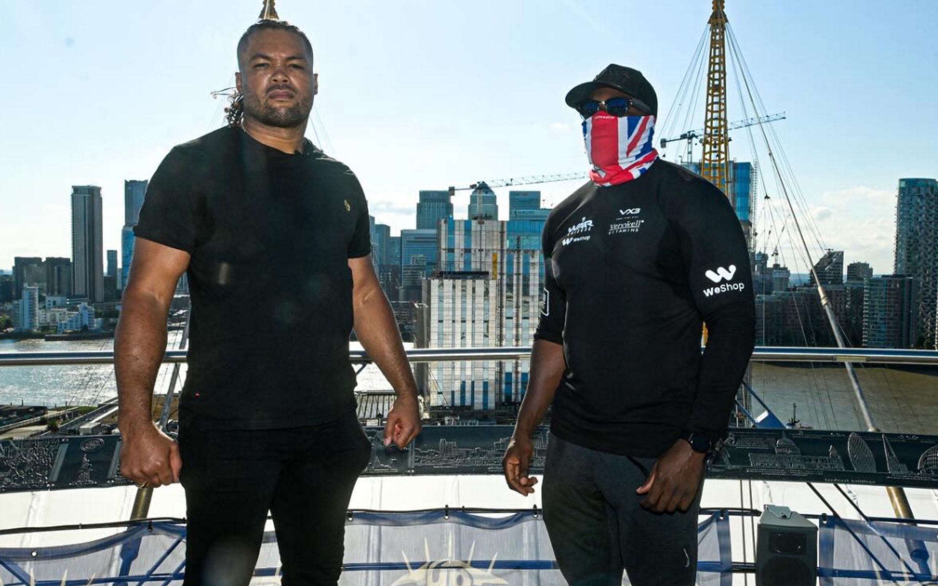 Joe Joyce (left) and Derek Chisora (right) headline a boxing card in the O2 Arena on July 27. [Image courtesy: @joejoyceboxing on Instagram] 