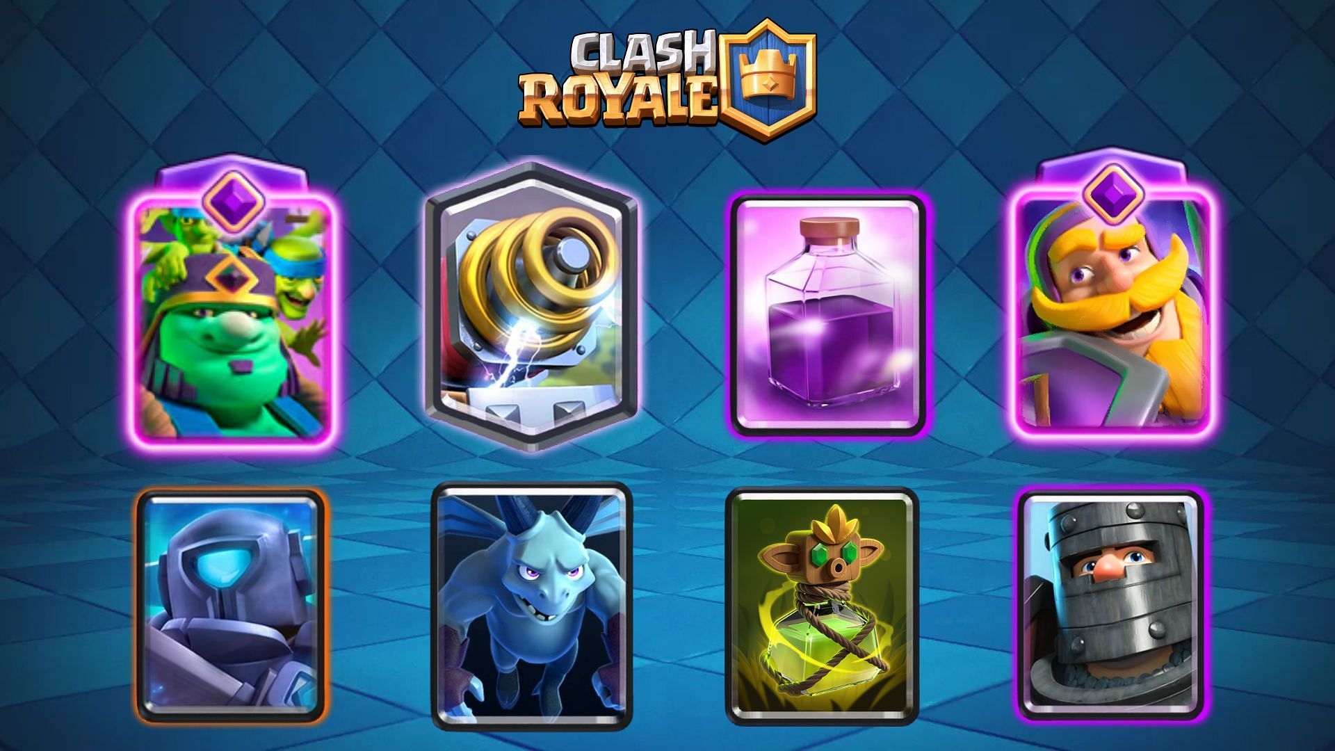 Goblin Giant Evolution with Sparky, Goblin Curse, and Rage (Image via Supercell)