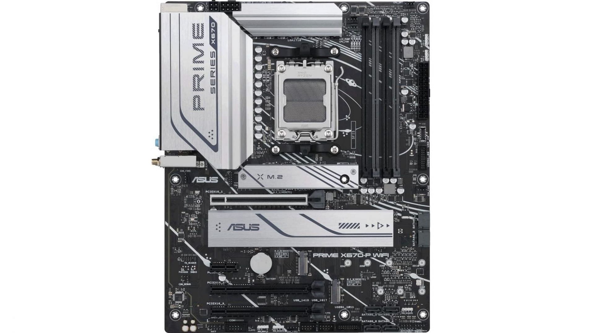 ASUS Prime X670-P WiFi motherboard (Image via ASUS, Amazon)