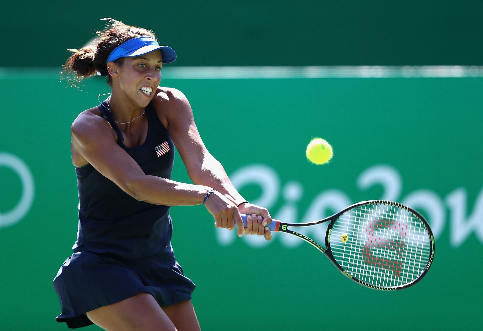 Madison Keys at the 2016 Rio Olympics (Image via Getty)