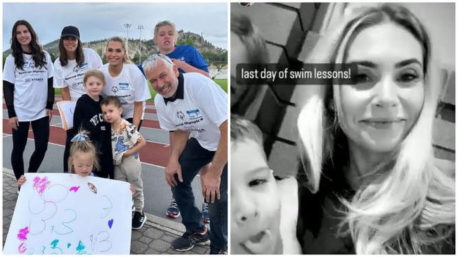Carey Price’s wife Angela and children spend last day of swimming and golfing lessons with Special Olympics & Stober Foundation