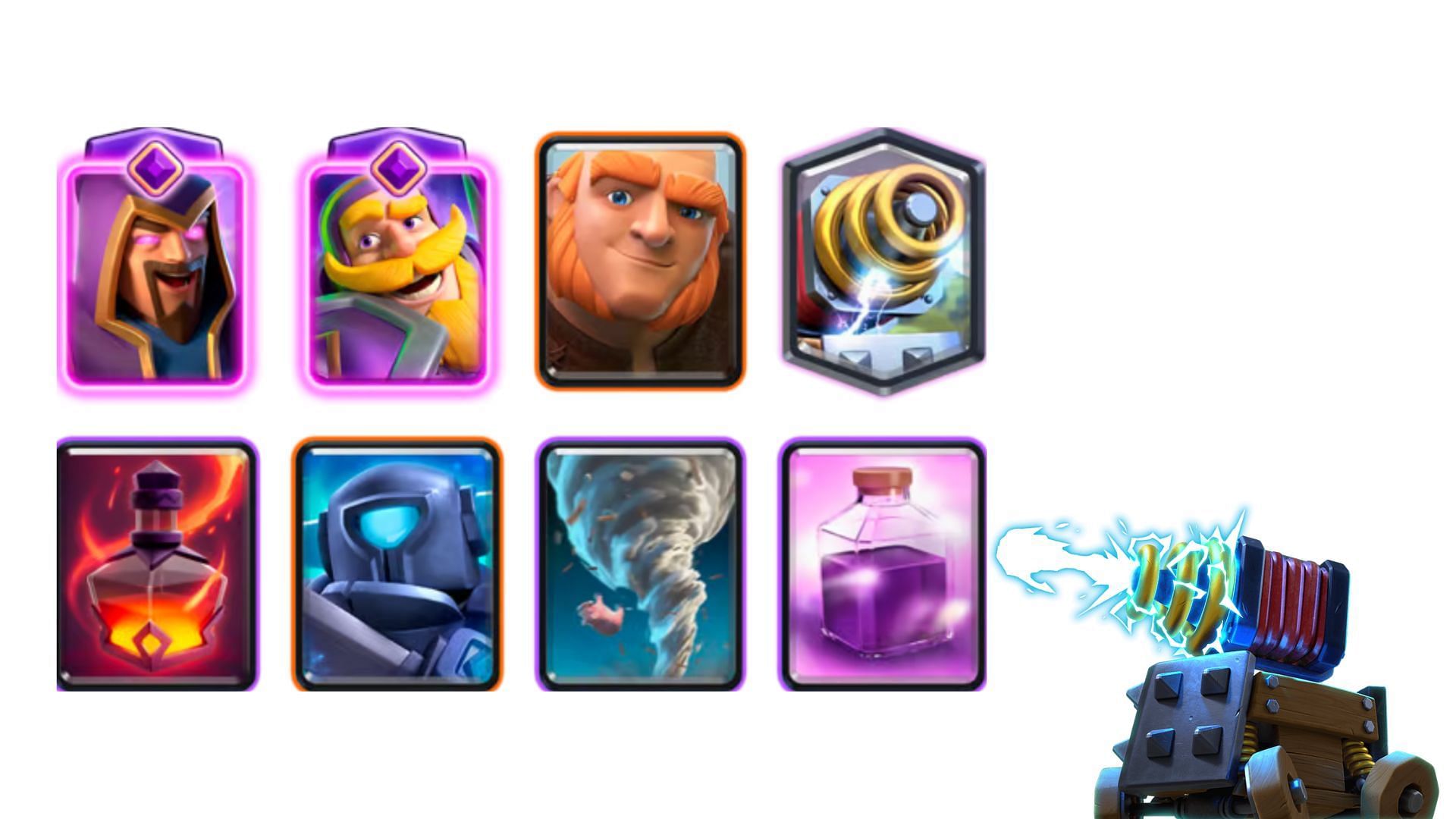 Giant Sparky Nado Rage in Clash Royale (Image via Supercell)