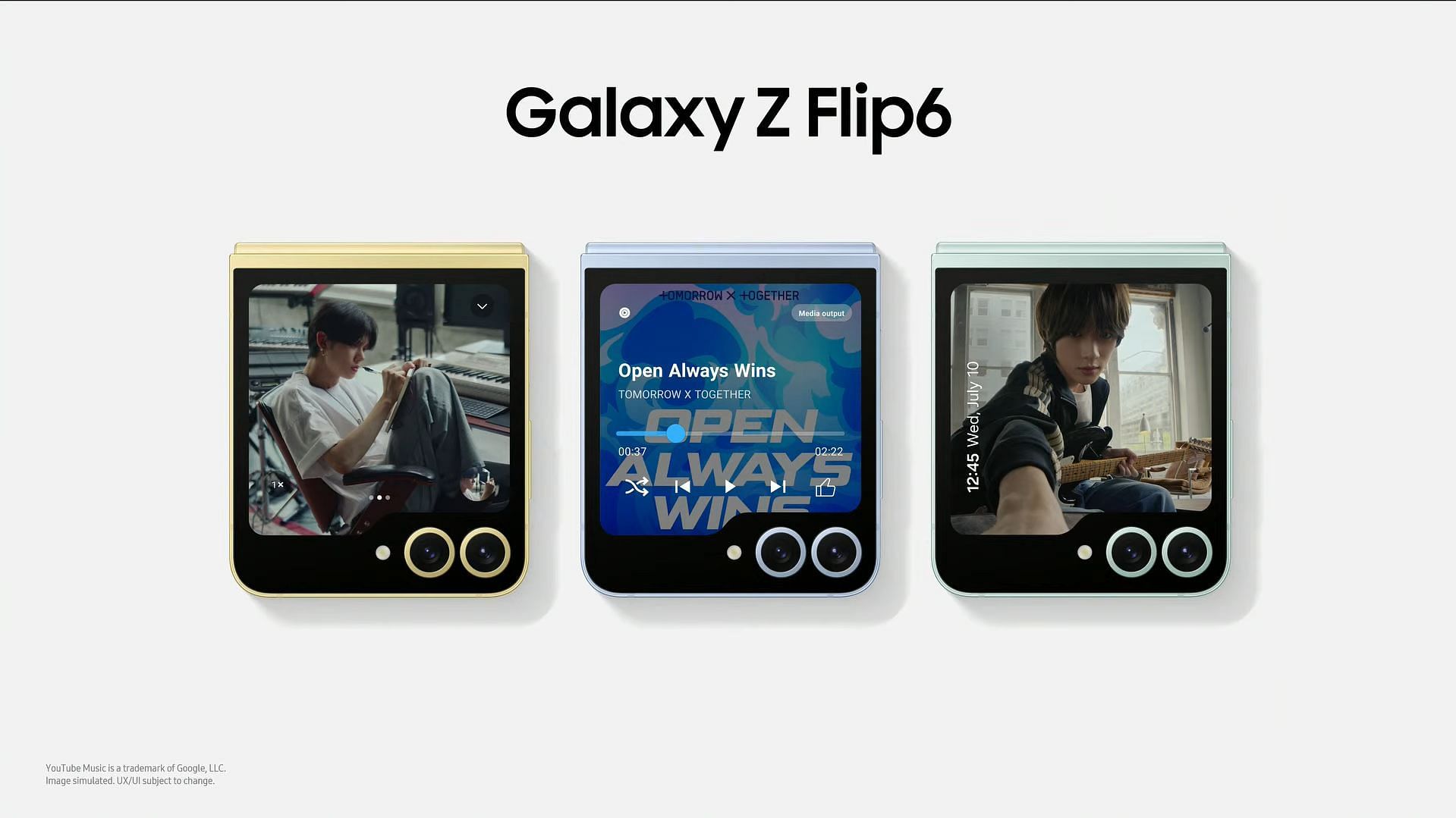 The new Galaxy Flip6 is now official (Image via Samsung)