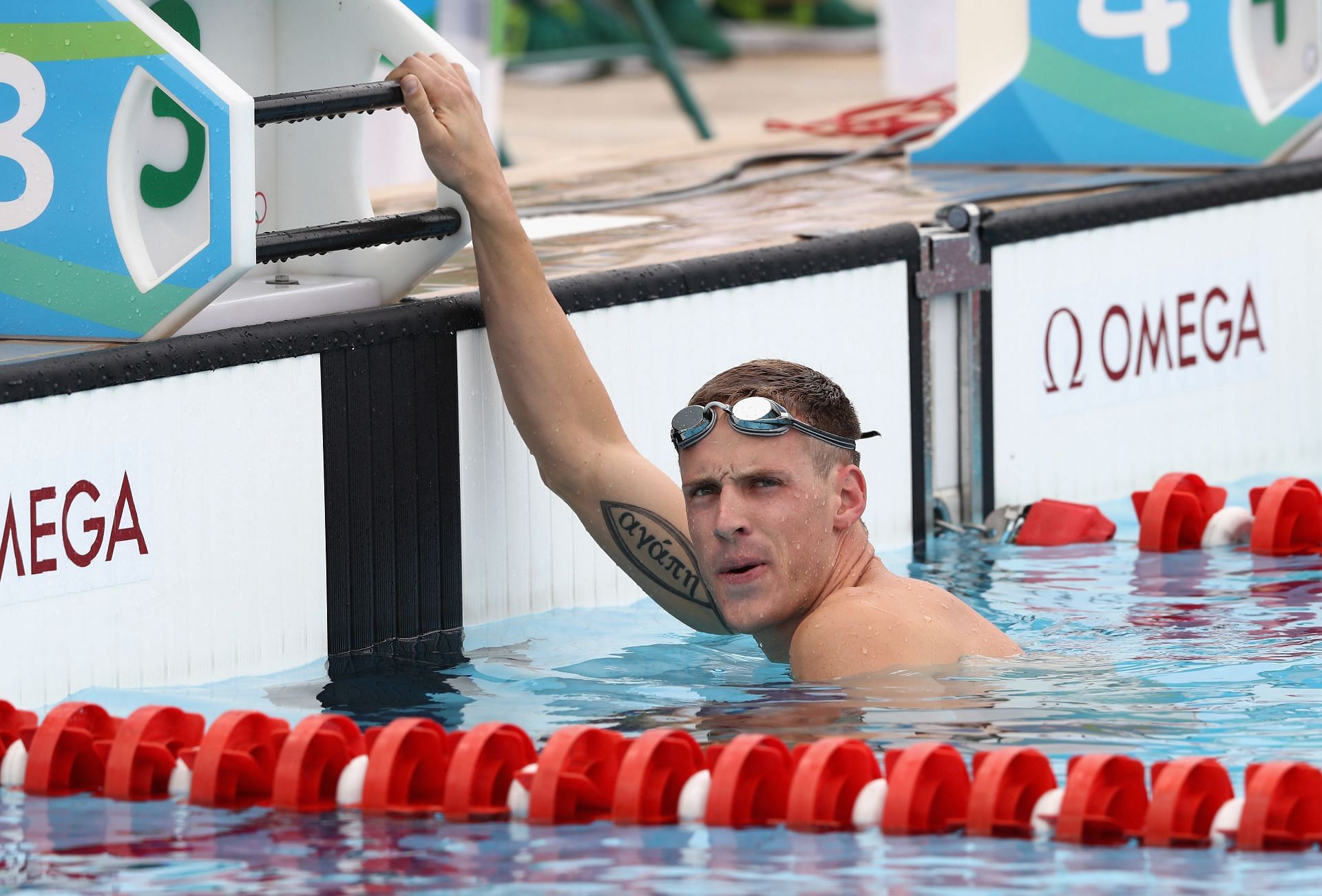 Nathan Schrimsher competing in modern pentathlon at Rio Olympics [Image Source: Getty]