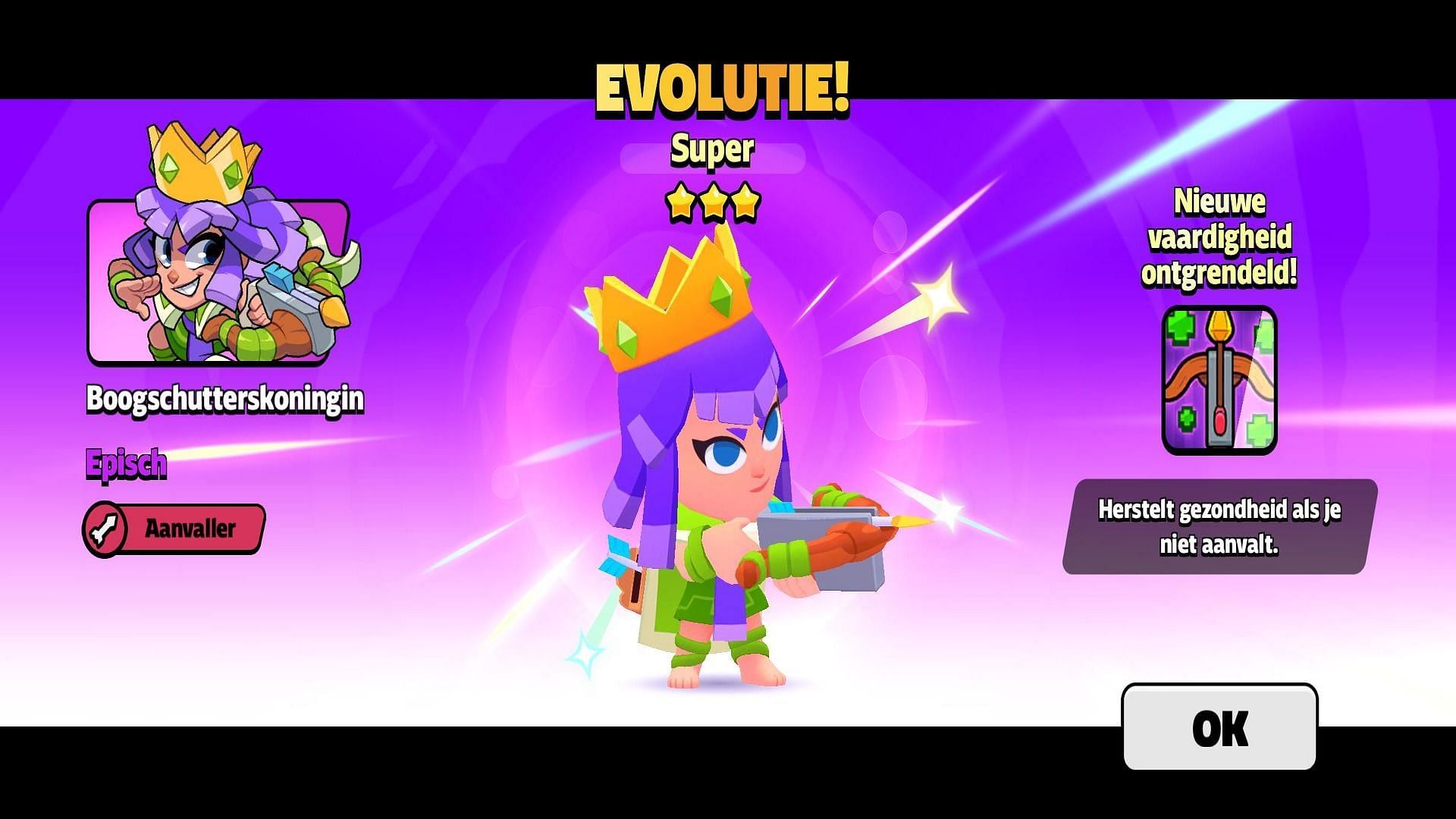 Archer Queen can be unlocked for free by logging in (Image via Supercell)