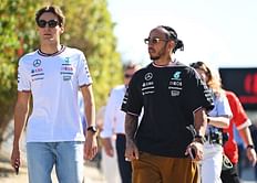 "Keep your head up": Lewis Hamilton tells George Russell as the driver is stripped of his F1 Belgian GP win