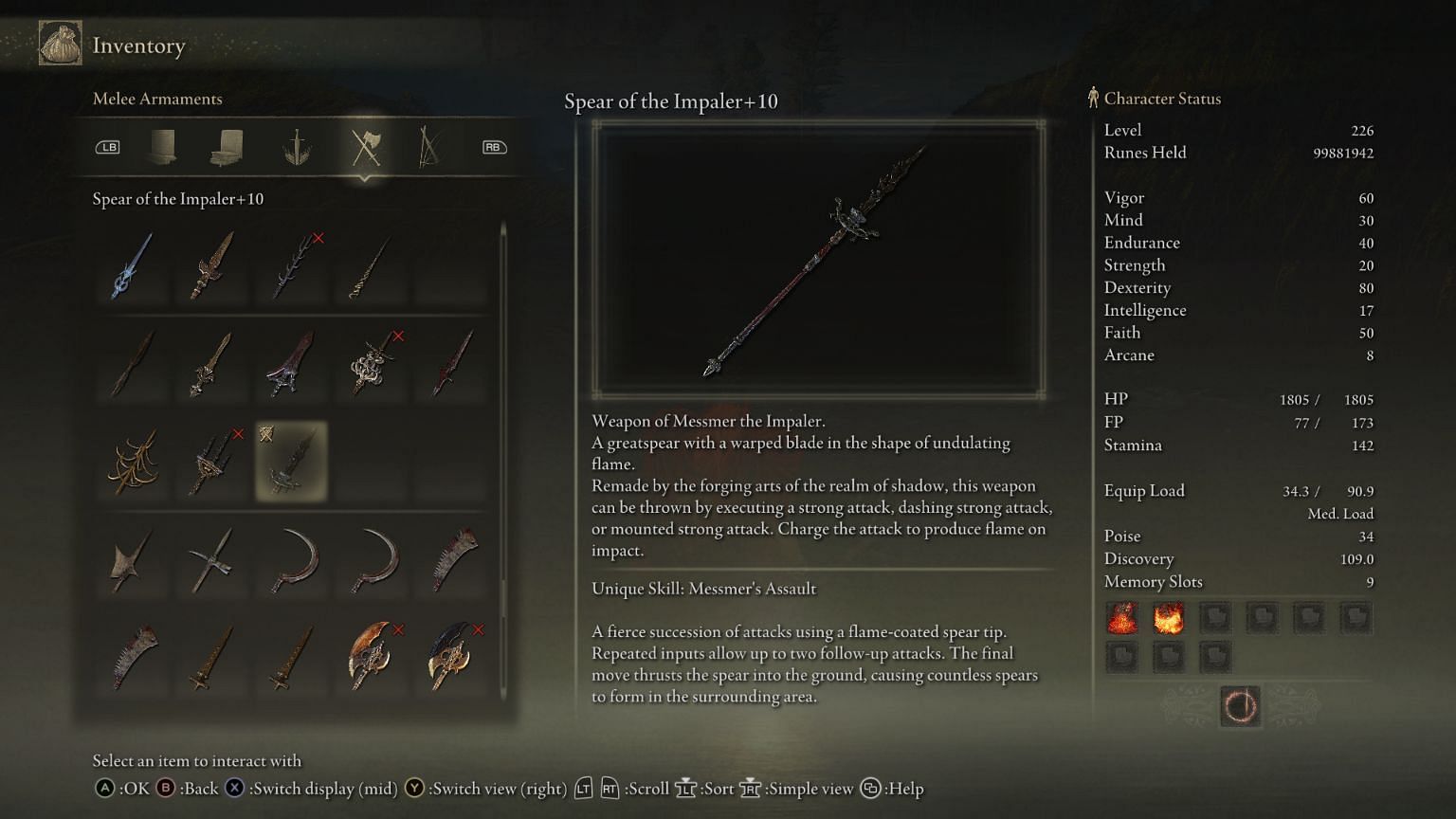 Spear of the Impaler (Image via FromSoftware)