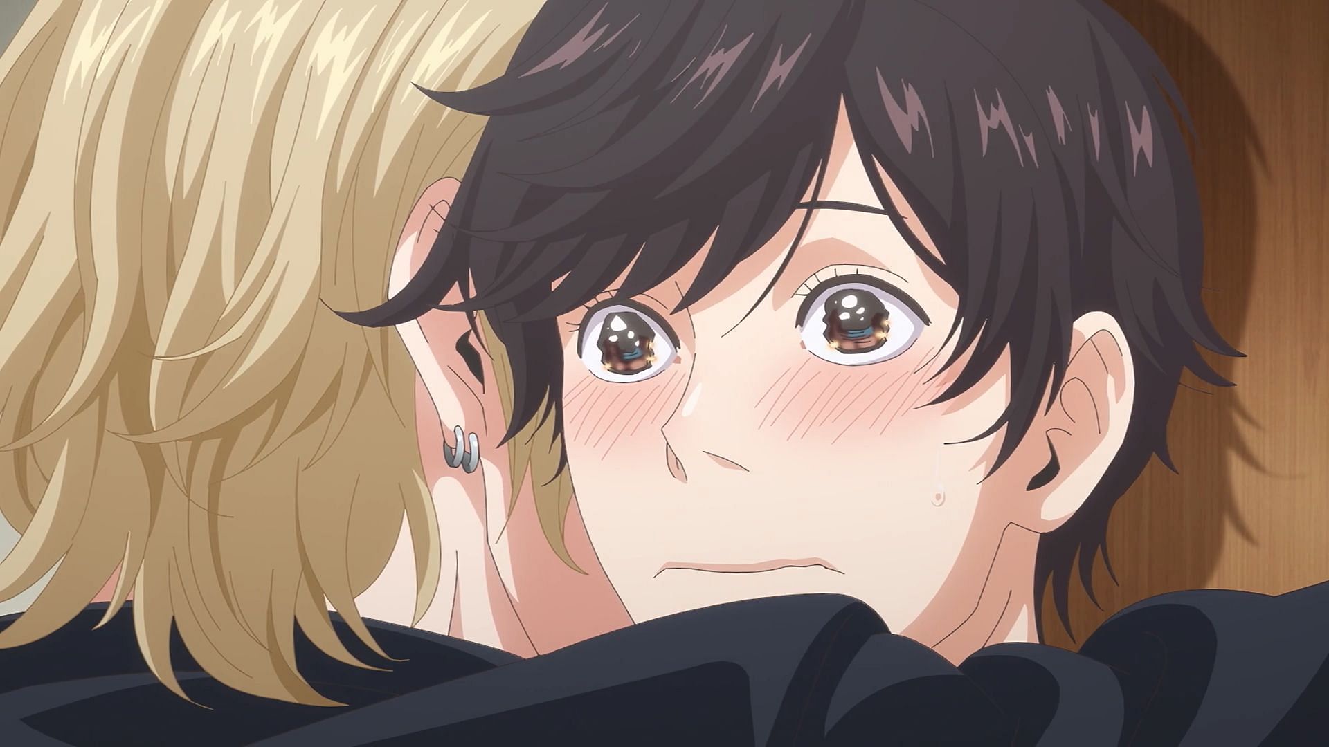 Hisashi hugs Mao (Image via Studio Deen)