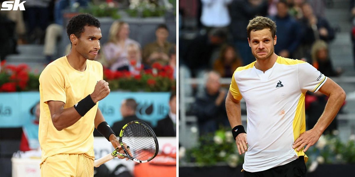 Felix Auger-Aliassime vs Yannick Hanfmann is one of the second-round matches at the Swiss Open 2024. (Photos: Getty)