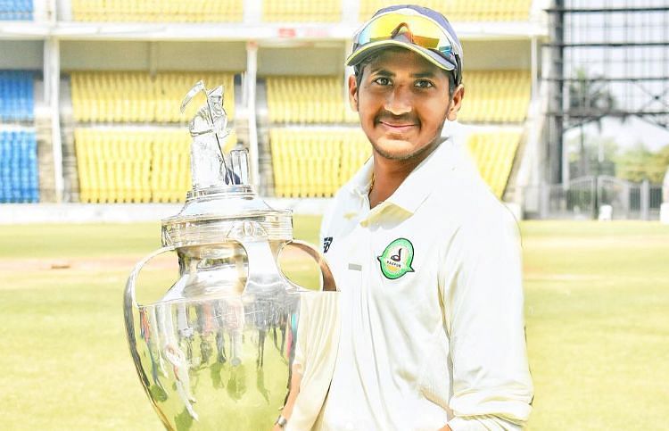 Yash Thakur aftr winning the Ranji Trophy 2018-19 for Vidarbha (Image Credits: Yash Thakur&#039;s Instagram)