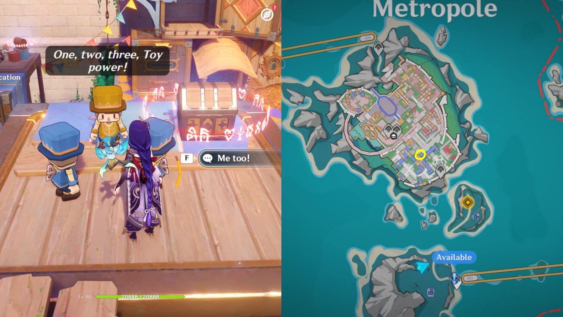 Toy Puzzle #1 in Constellation Metropole (Image via HoYoverse)