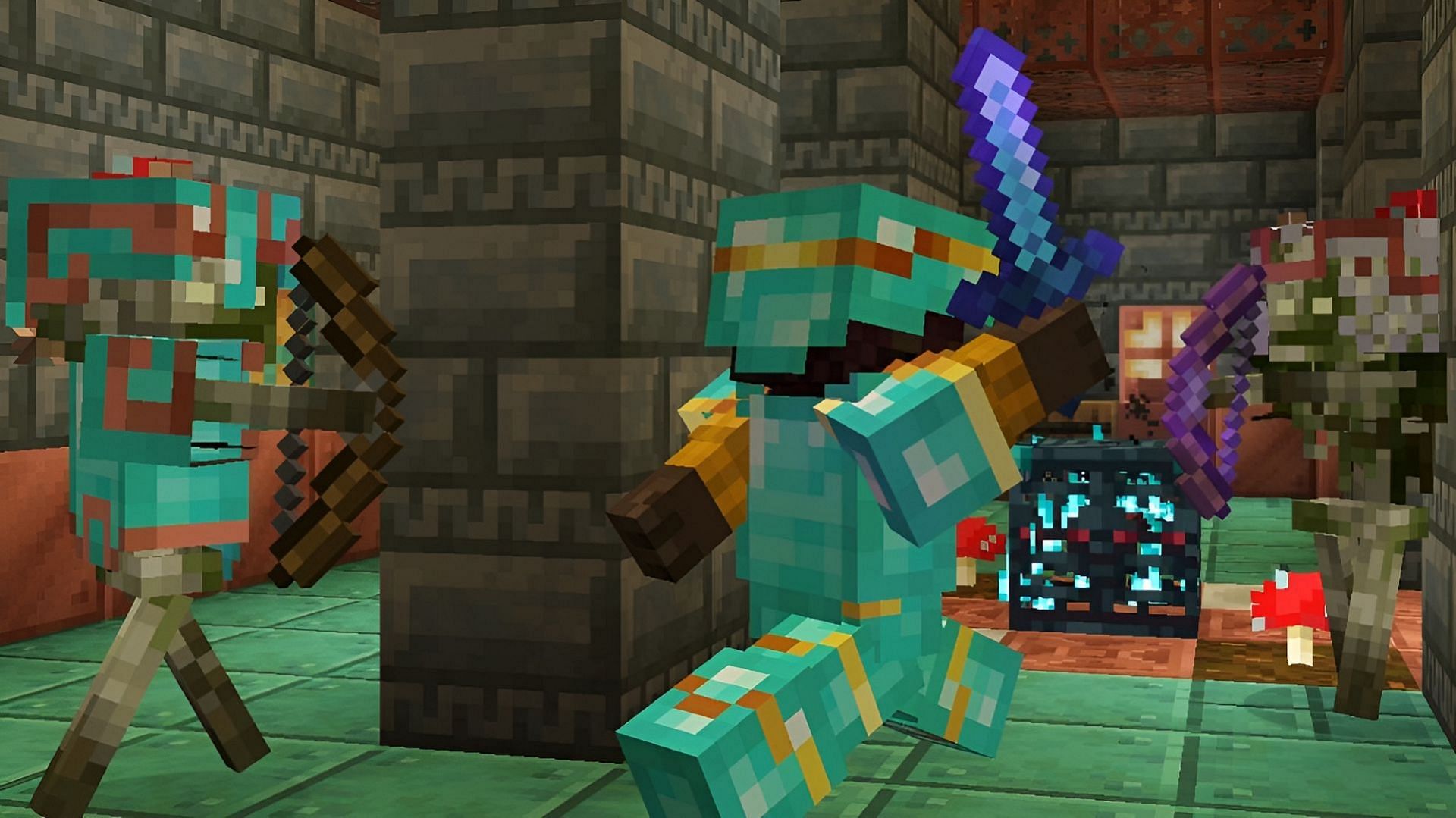 Ominous trials are difficult in Minecraft, but the rewards can definitely be worth the effort (Image via Mojang)