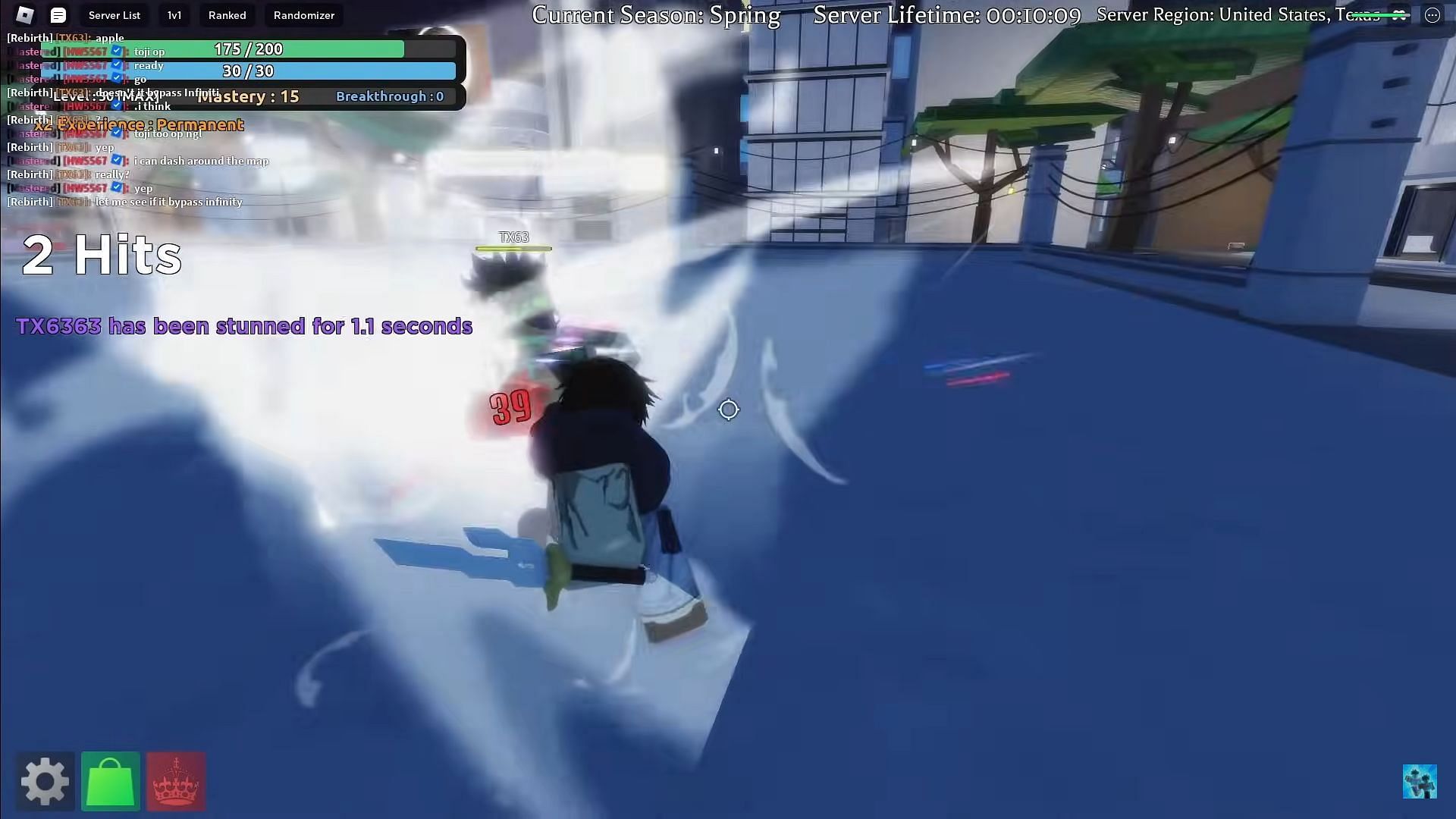 Toji in action (Image via Roblox || HW5567 on YouTube)