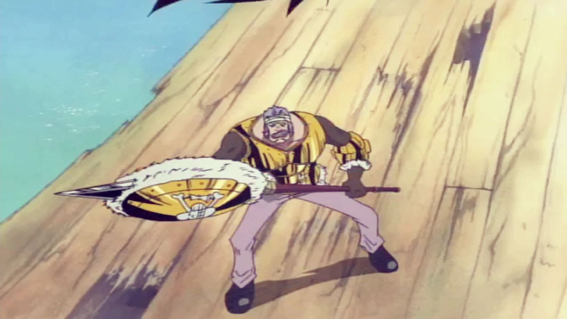 Krieg wielding Daisenso in One Piece (Image via Toei Animation)