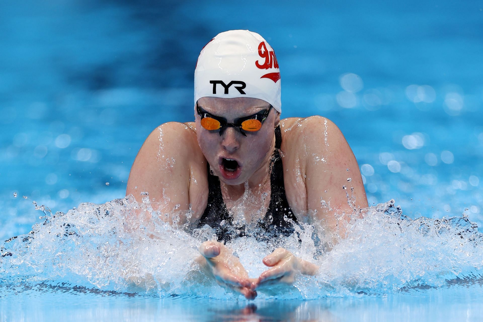 Lilly King competing at the U.S. Olympic Team Swimming Trials 2024 - Getty Images