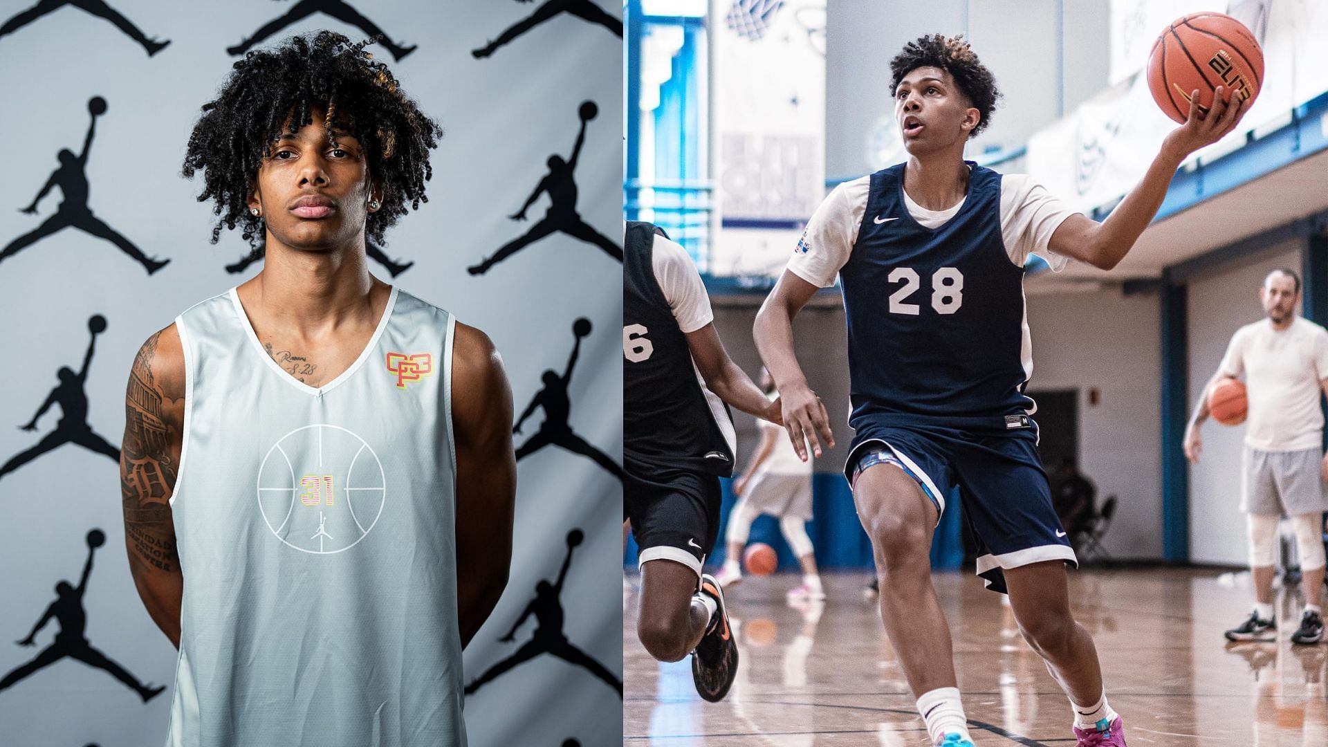 Acaden Lewis participates in the 2024 EYBL Peach Jam