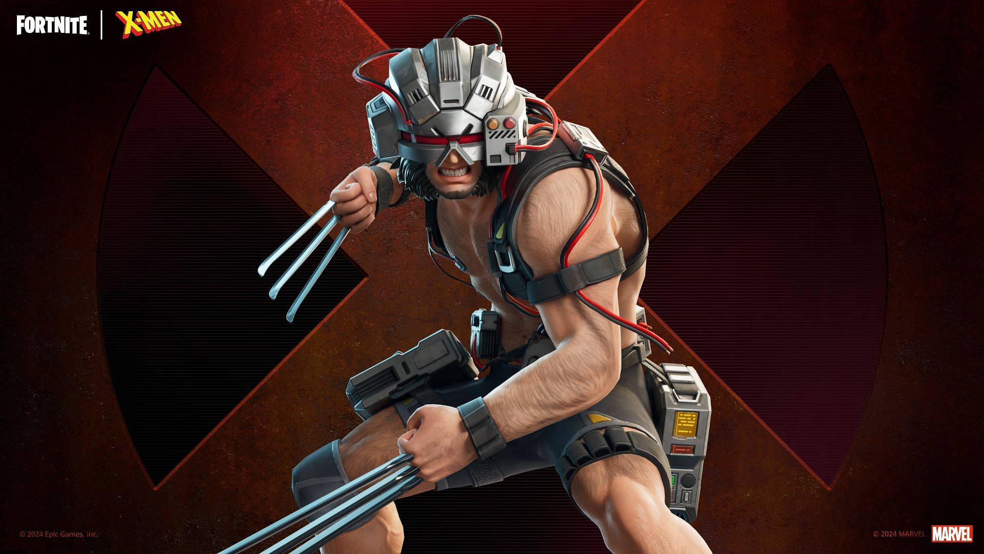 Weapon X (Wolverine) skin is now in Fortnite (Image via Epic Games)
