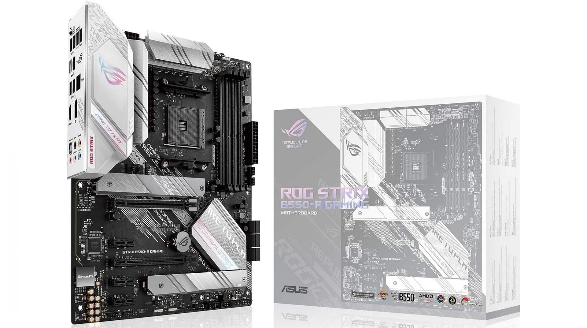 ASUS ROG Strix B550-A gaming motherboard (Image via ASUS)