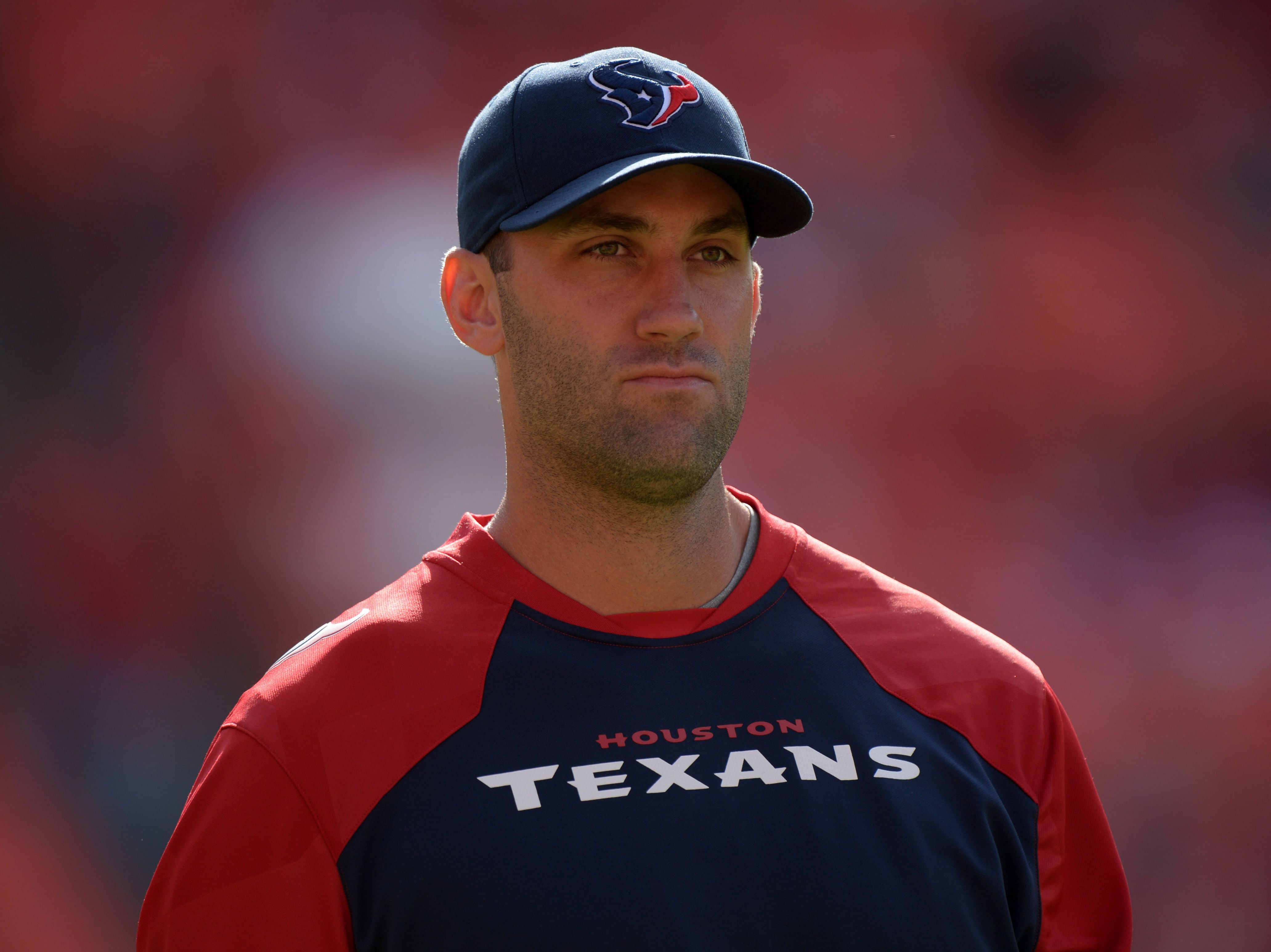 Former Houston Texans injured quarterback Matt Schaub