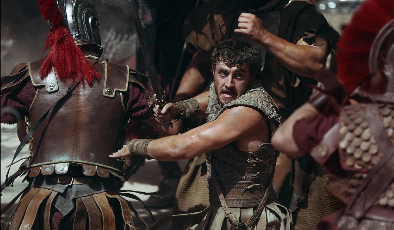 Gladiator II stars Paul Mescal. (Image via Paramount)