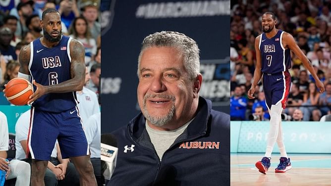 Auburn HC Bruce Pearl credits LeBron James & Kevin Durant for Team USA's impressive 2024 Summer Olympics start