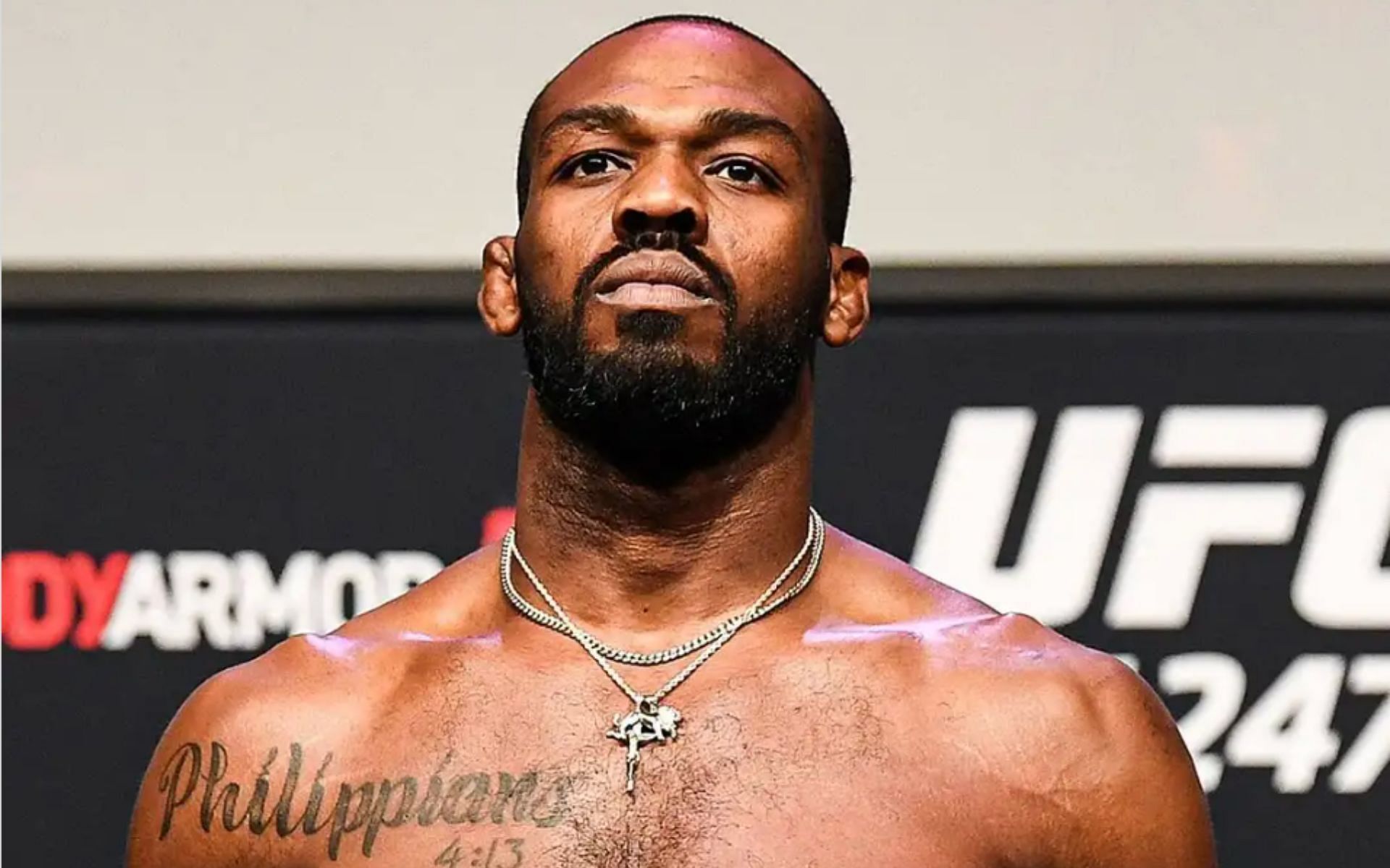 Jon Jones (pictured) receives an update in his case after allegedly threatening a drug tester in March. [Image courtesy: @espnmma on Instagram]